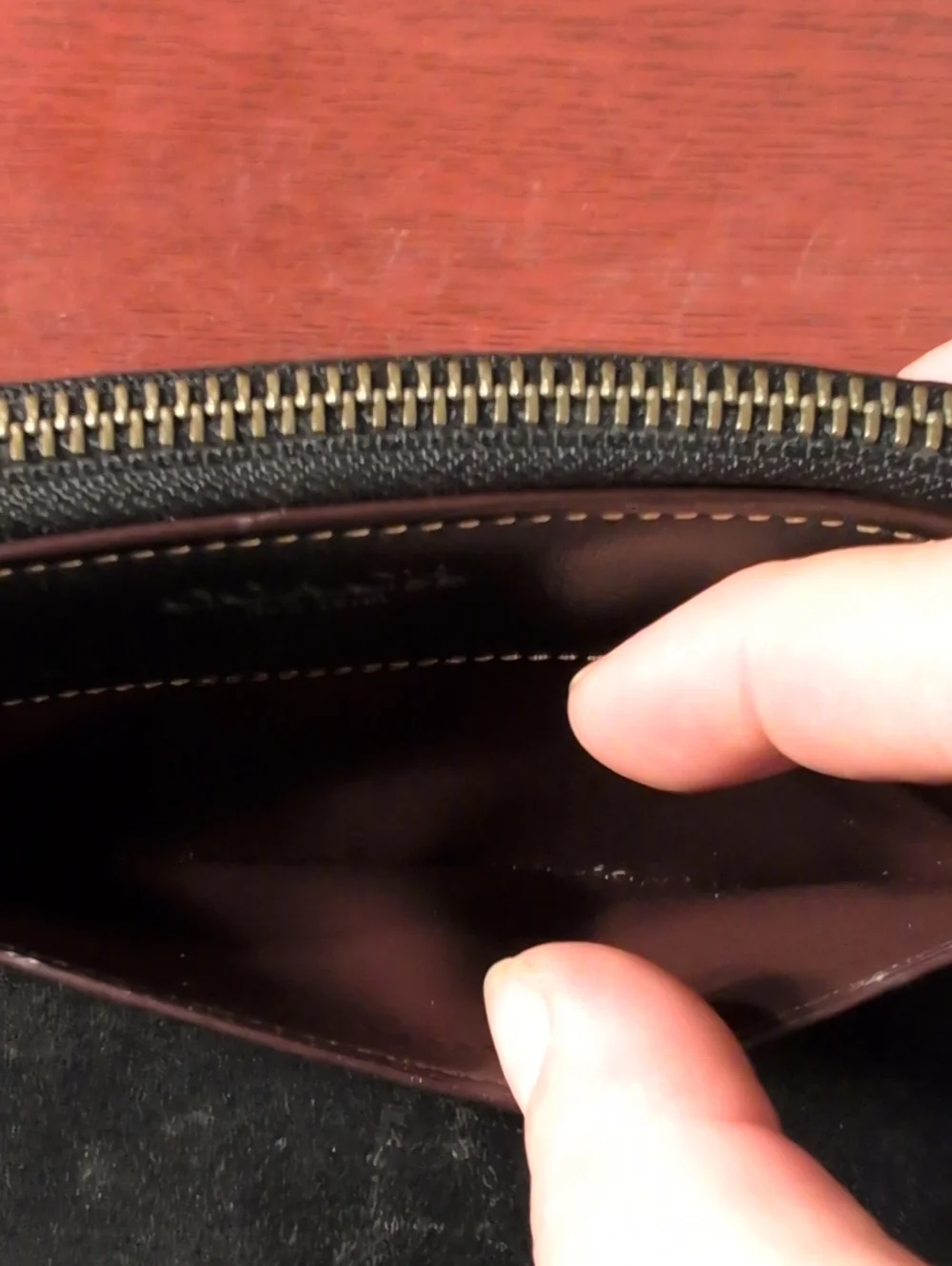 Men's Coach Accordion Long Wallet